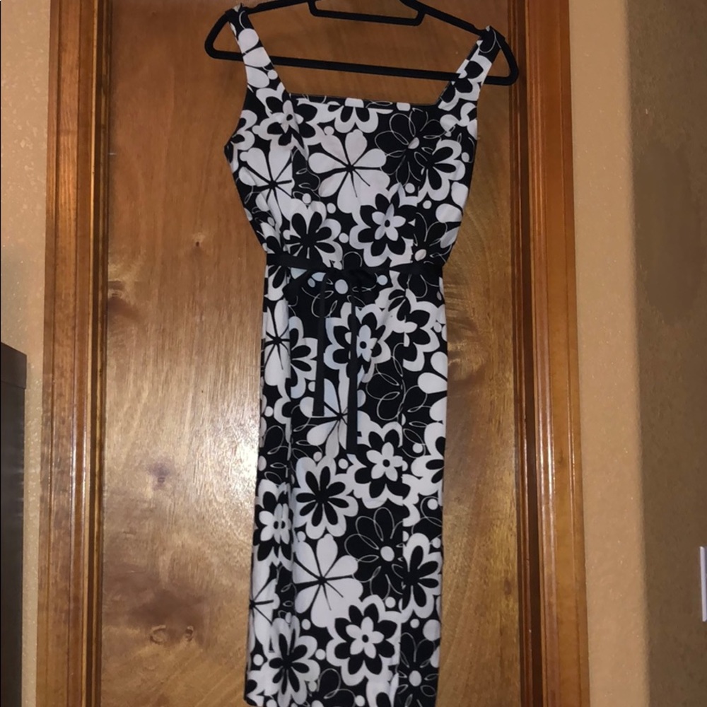 Hawaiian Floral Print Dress